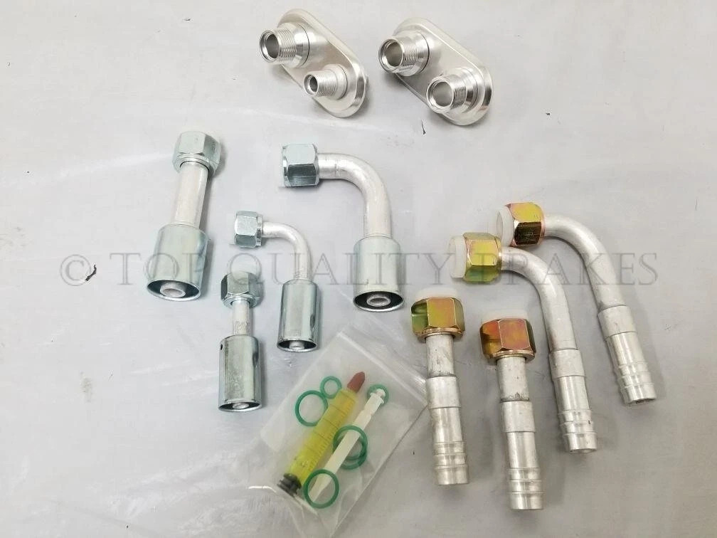 A/C & Heater Firewall Bulkhead & Fitting O-ring Kit for Std  4 Port 2 Pieces