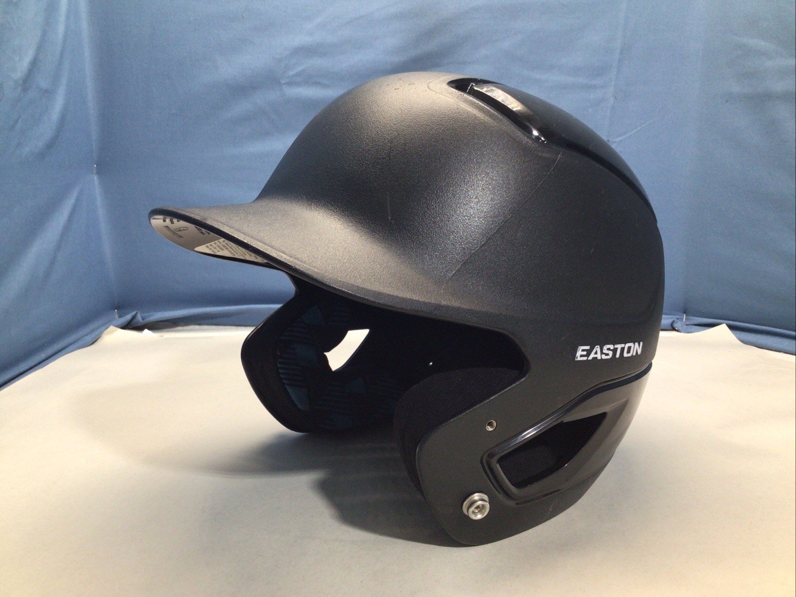 Easton Gametime II Open Face Batting Helmet - Size 6-3/8 to 7-1/8 Black Preowned