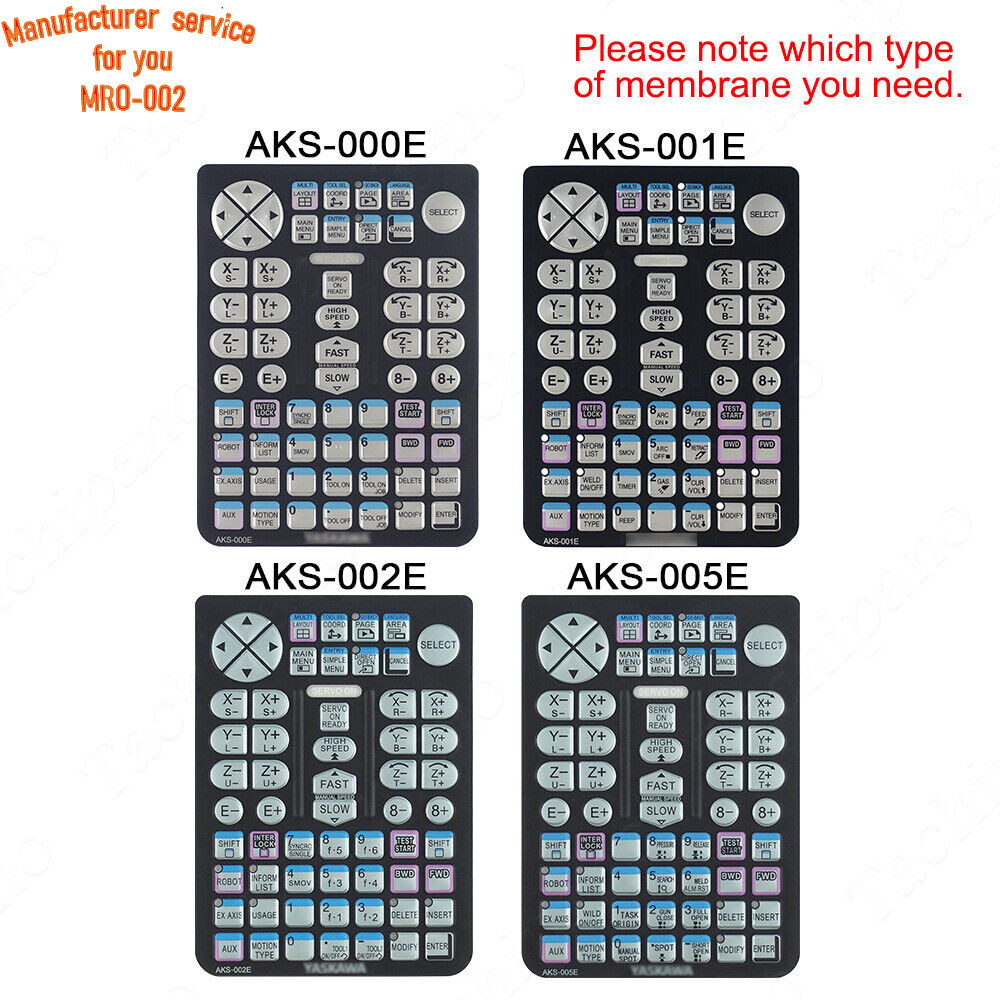 JZRCR-APP01-1 Membrane for Yaskawa JZRCR-APP01-1 YRC1000 Keypad Film Overlay