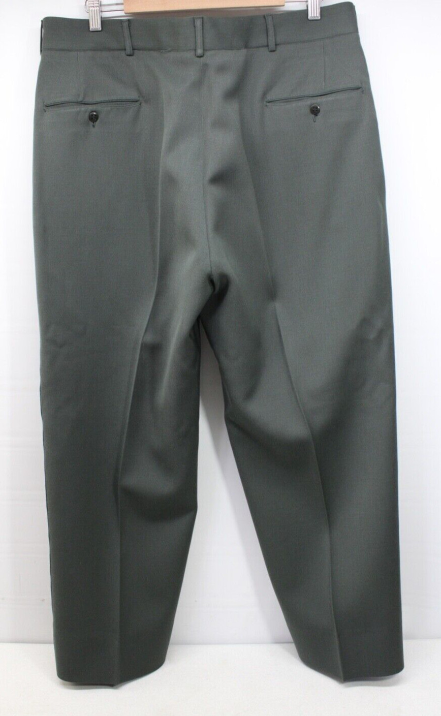 VTG US ARMY DRESS GREEN SUIT WOOL JACKET & PANTS JACKET 37 L / PANTS 36X29