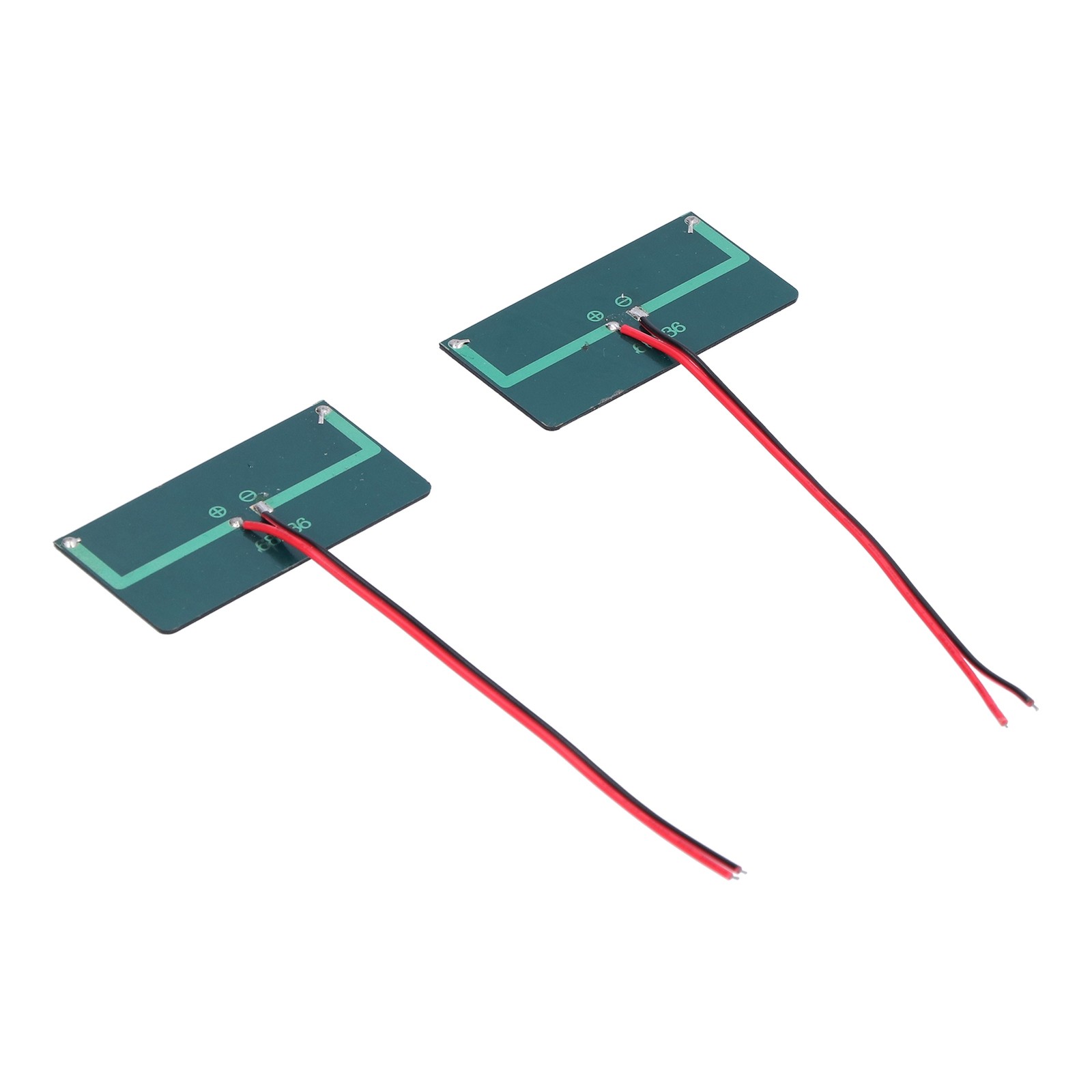 2Pcs Solar Panel Module Polysilicon Micro Mini Glue Power Solar Cells New