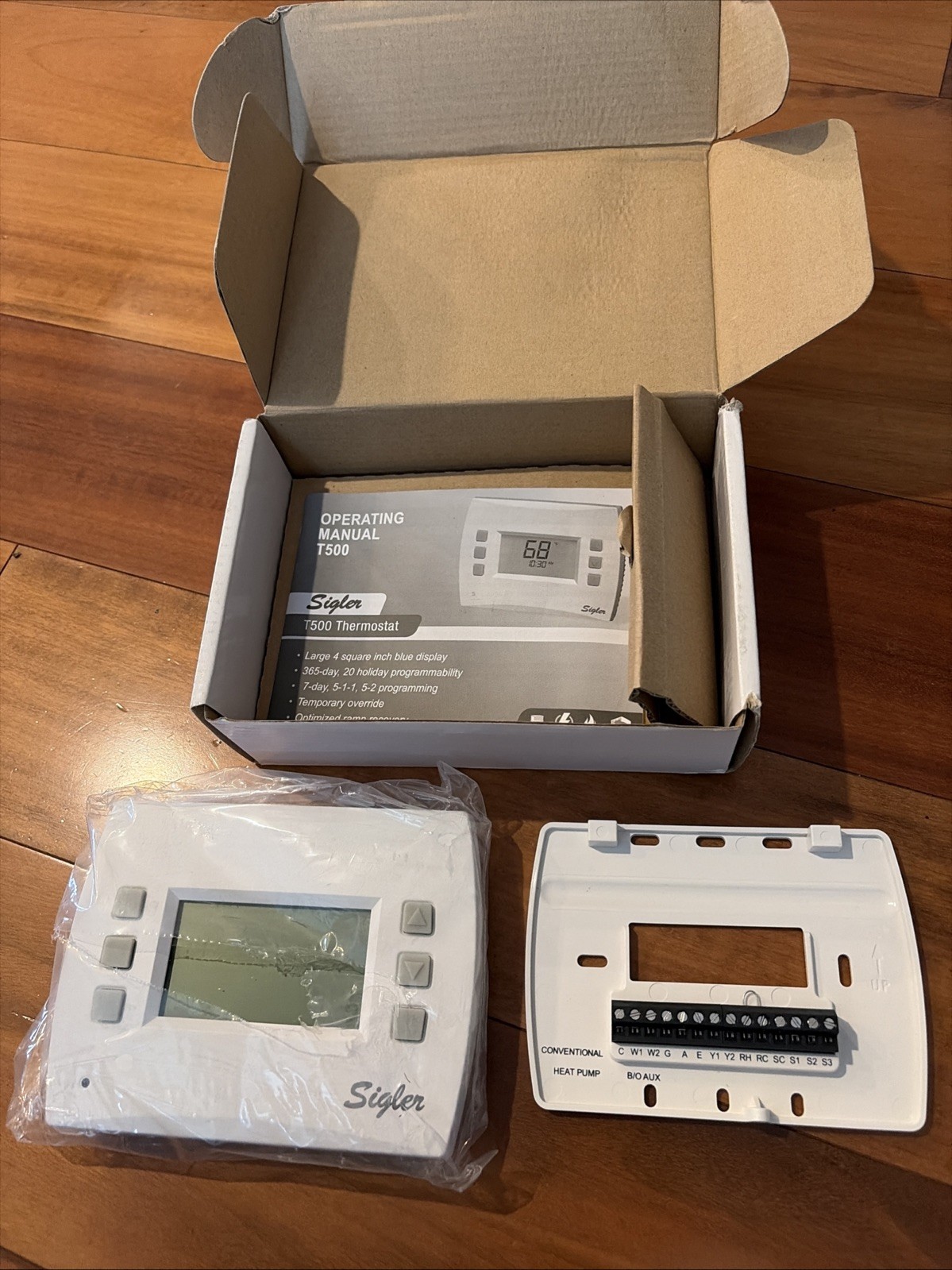 Sigler T500 Programmable Thermostat Performance PRO 2H 2C 70331 New