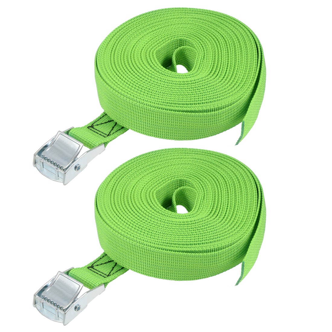 Lashing Strap 1" x 29.5' Cargo Tie Down Straps Up to 551Lbs Green 2pcs
