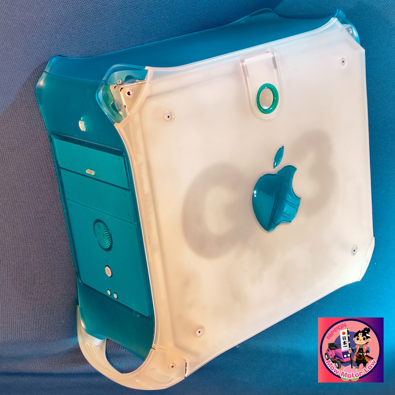As-Is Power Mac G3 Blue White Desktop for Parts Repair Vintage Apple JUNK Japan