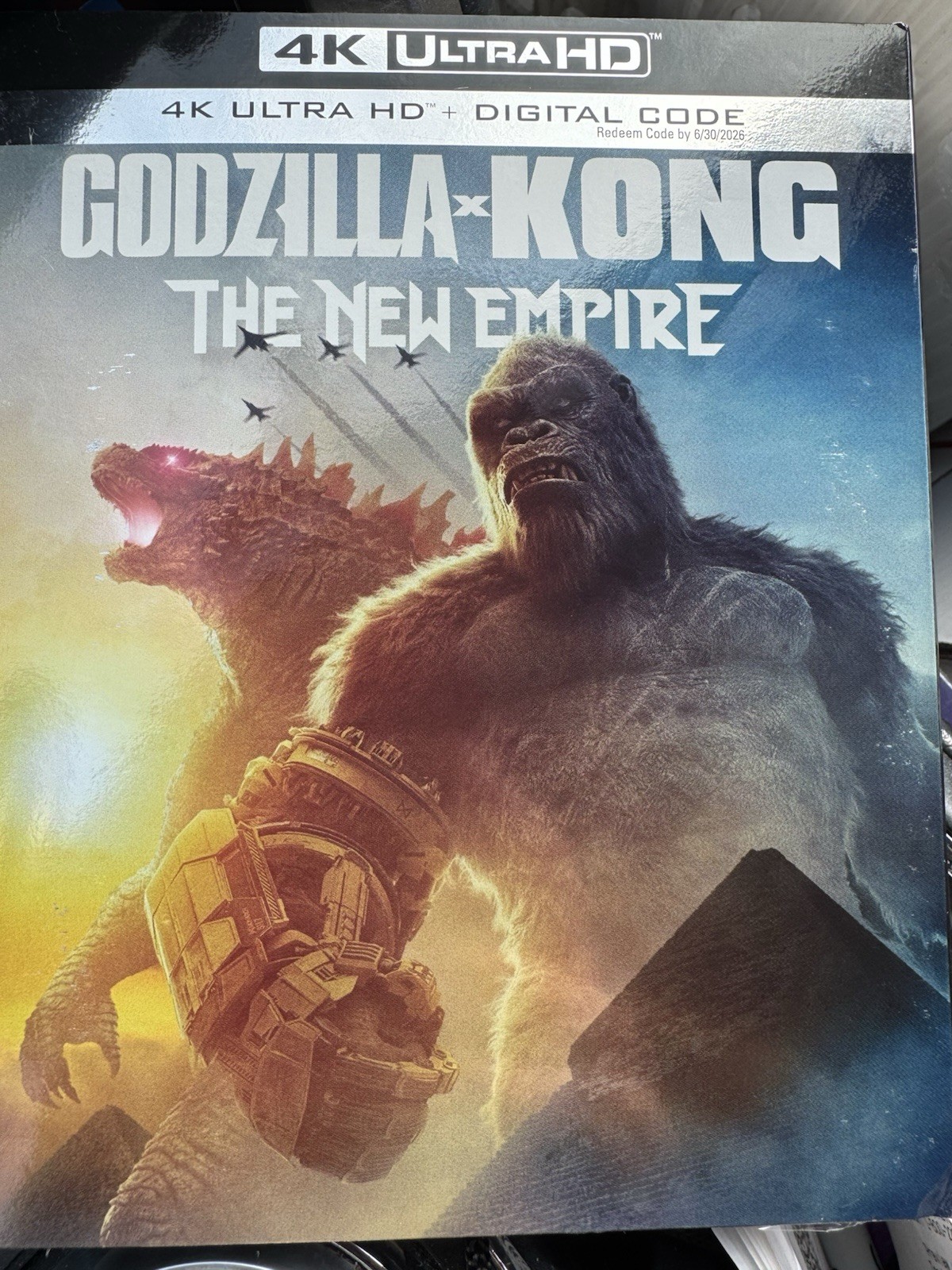 Godzilla X Kong The New Empire 4K Ultra HD Free Shipping Sealed w/slipcover