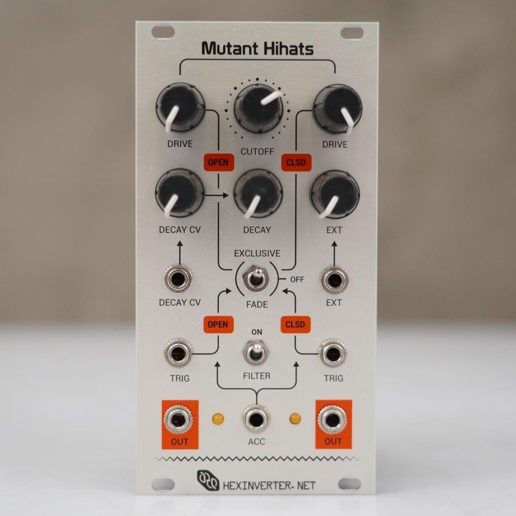 Hexinverter Mutant Hihats Eurorack Synthesizer Module #58491