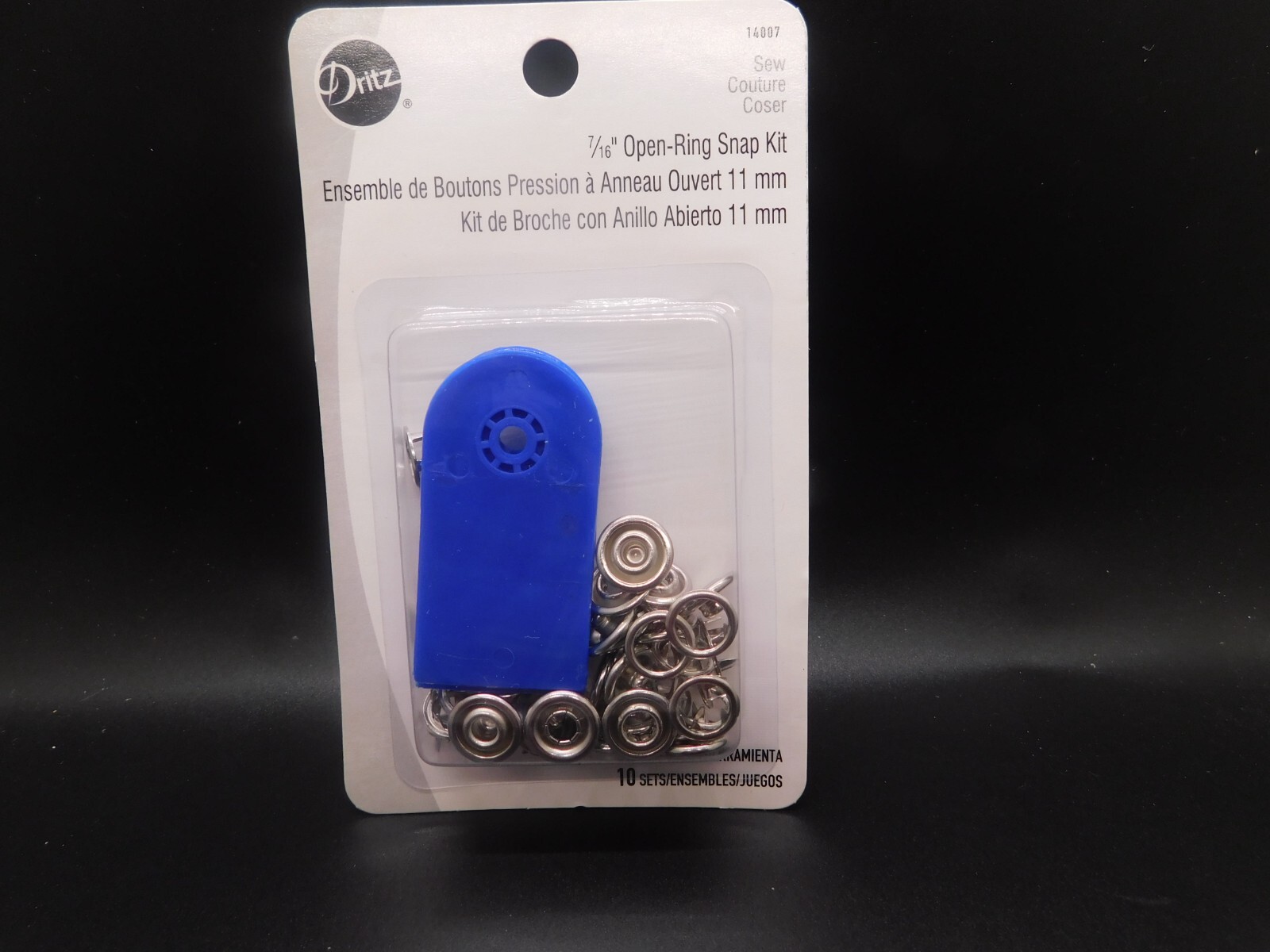 Drits 7/16" open Ring Snap kit 1 tool