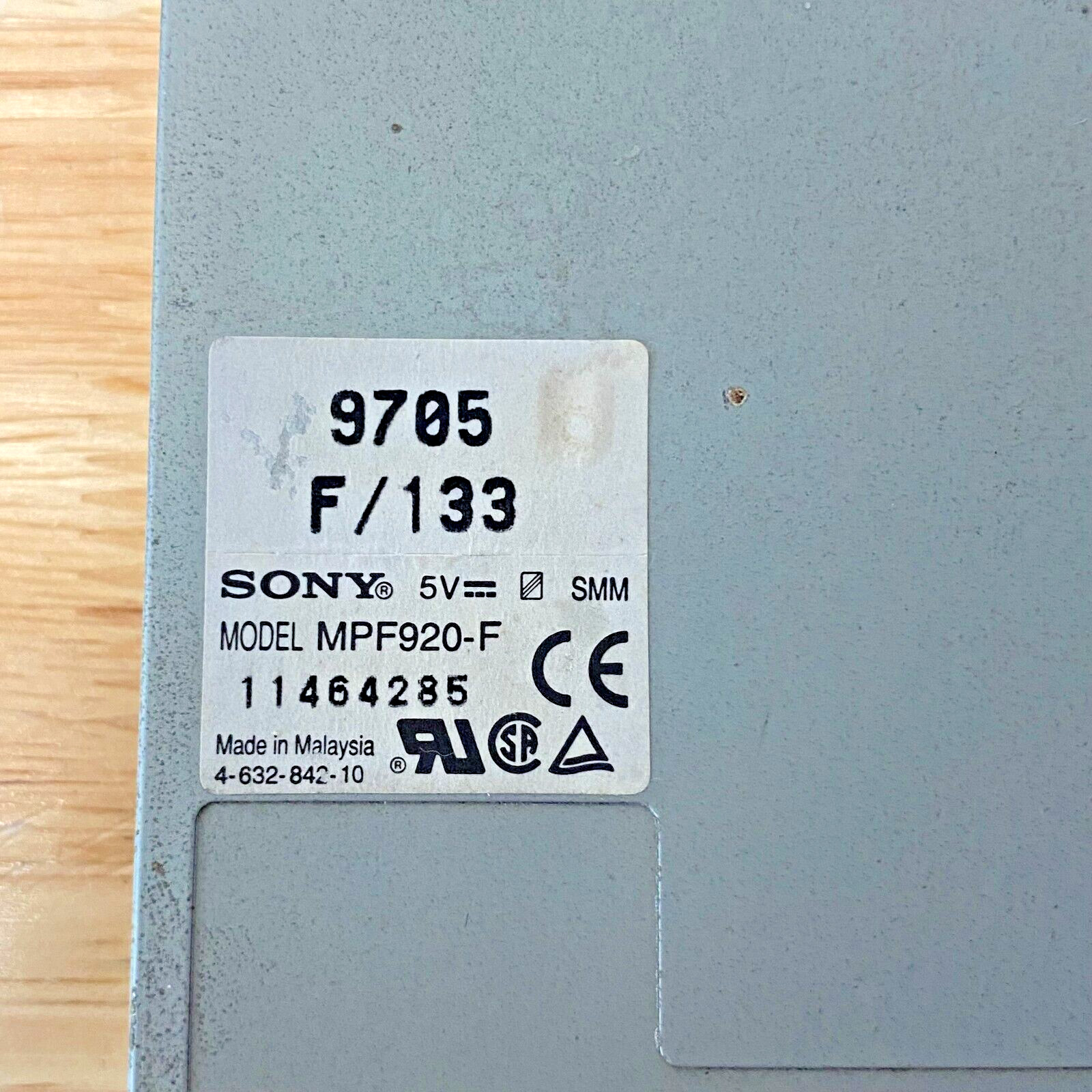Sony MPF920 3.5 inch 144MB Internal Floppy Drive