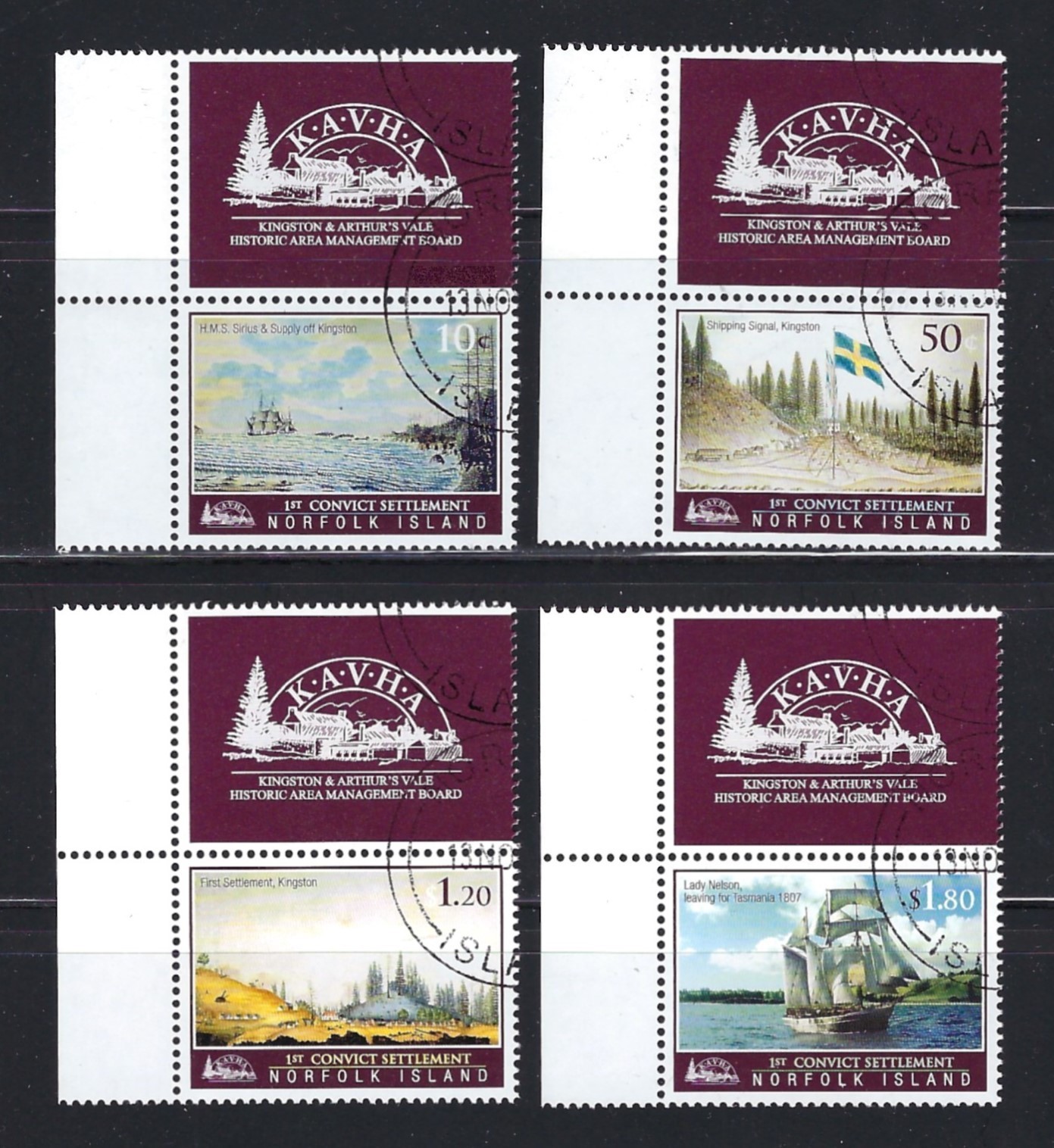 NORFOLK ISLAND #919-22 USED