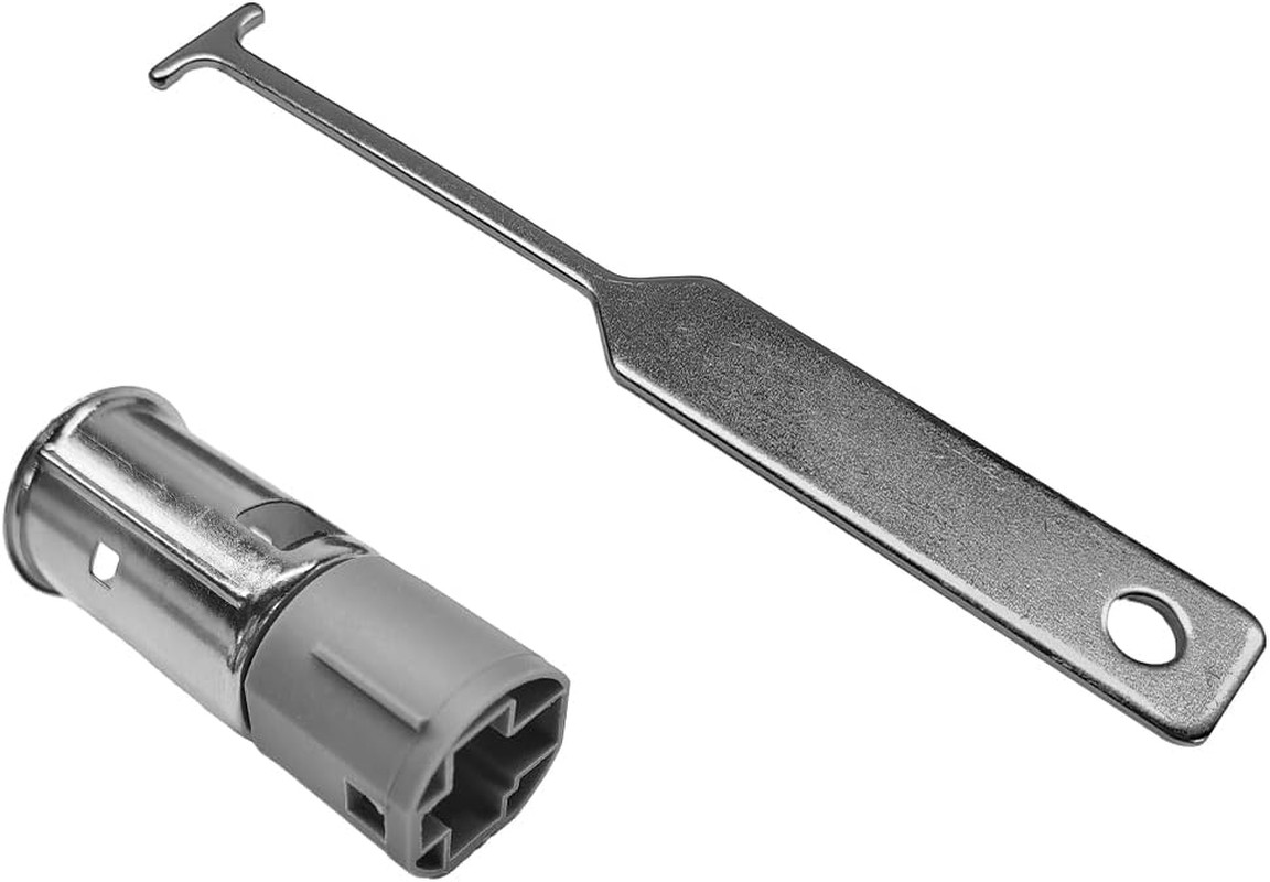 Lighter Socket with Removal Tool, Cigarette Lighter Socket Removal Tool Replaces