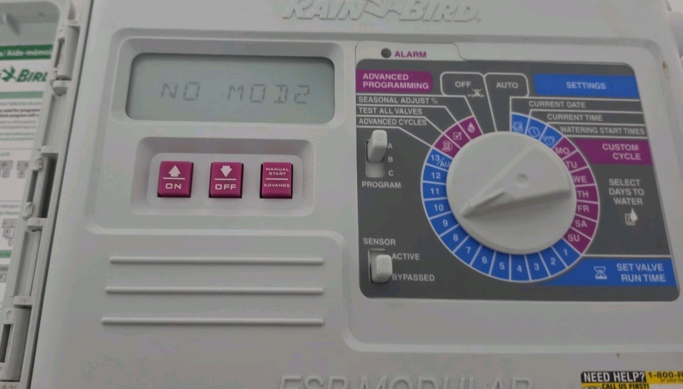RainBird ESP- Modular Indoor 4 Zone Sprinkler Irrigation Controller READ