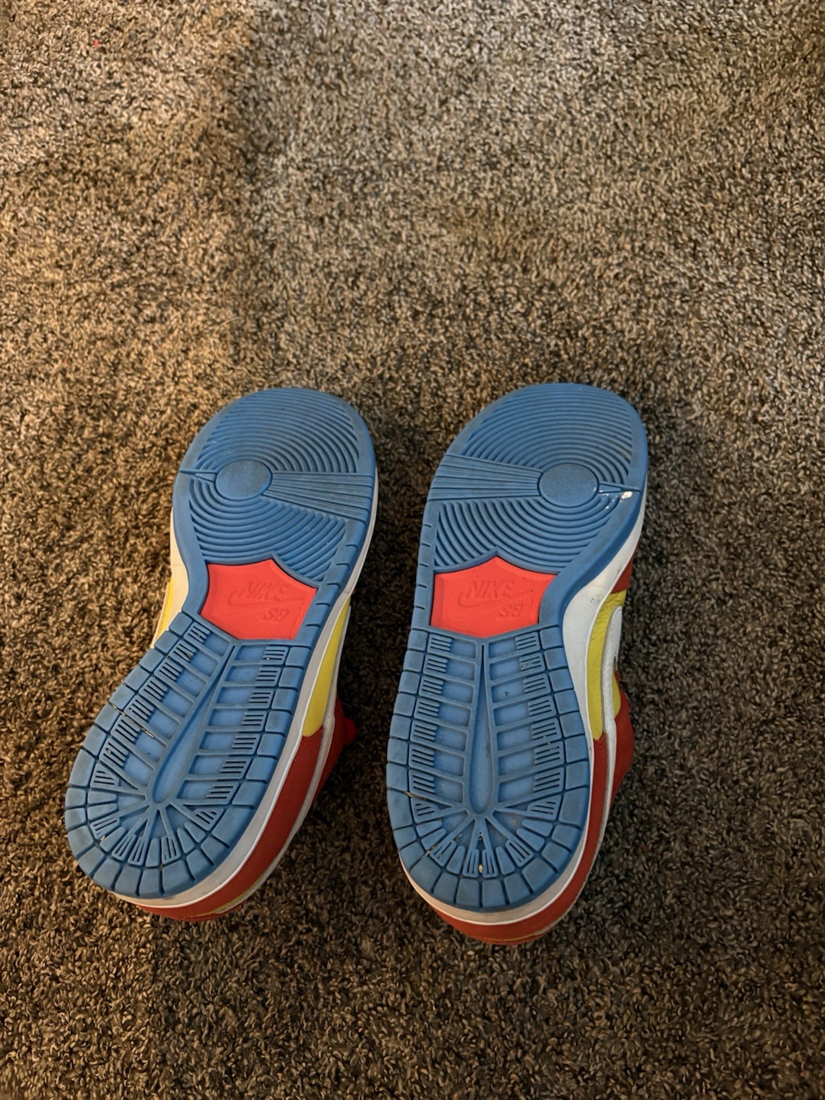 Nike dunk low pro SB ‘Bart Simpson’ size 10