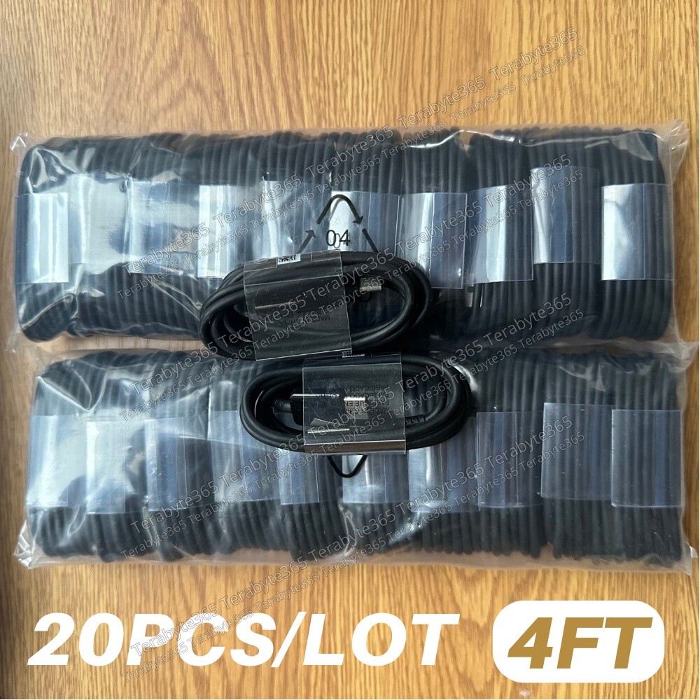 20X For Samsung Fast Charging USB-A To Type C Cable USB Charger Data Charge Lot