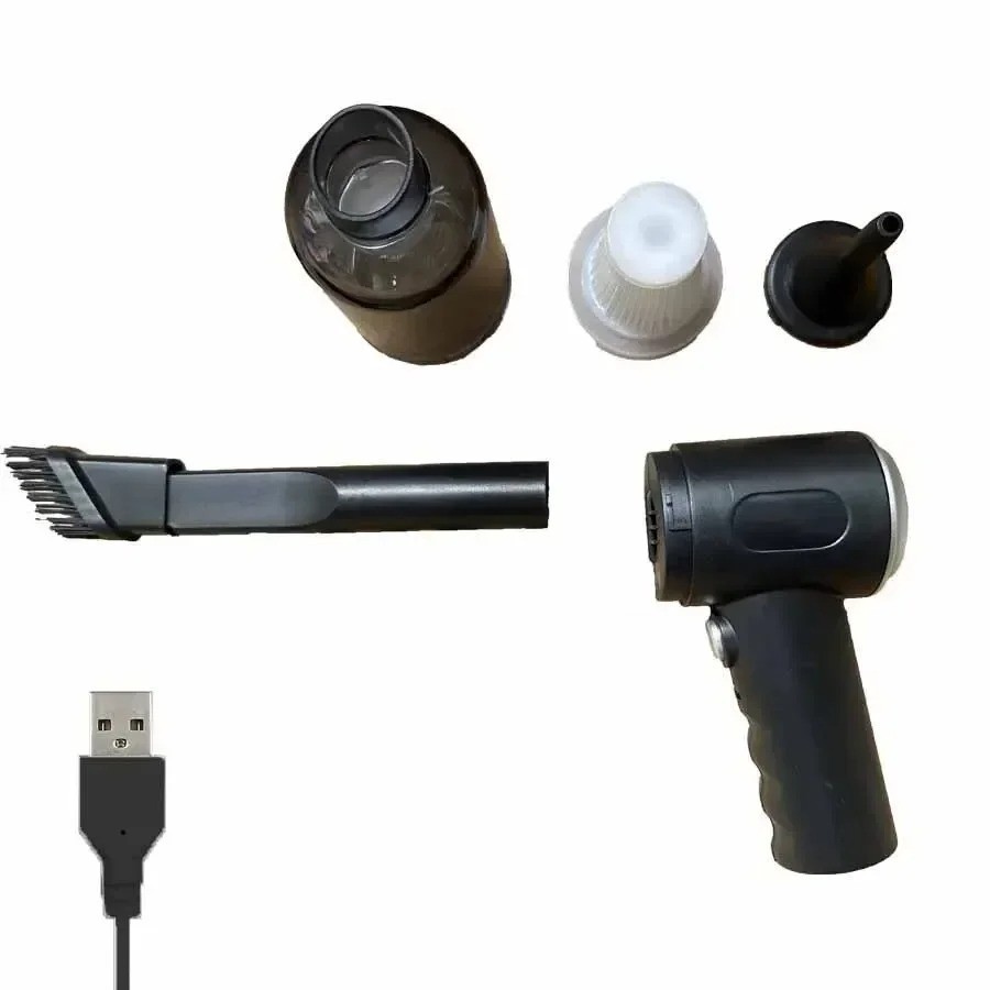 Portable Car Vacuum Cleaner 9000Pa Handheld USB Rechargeable