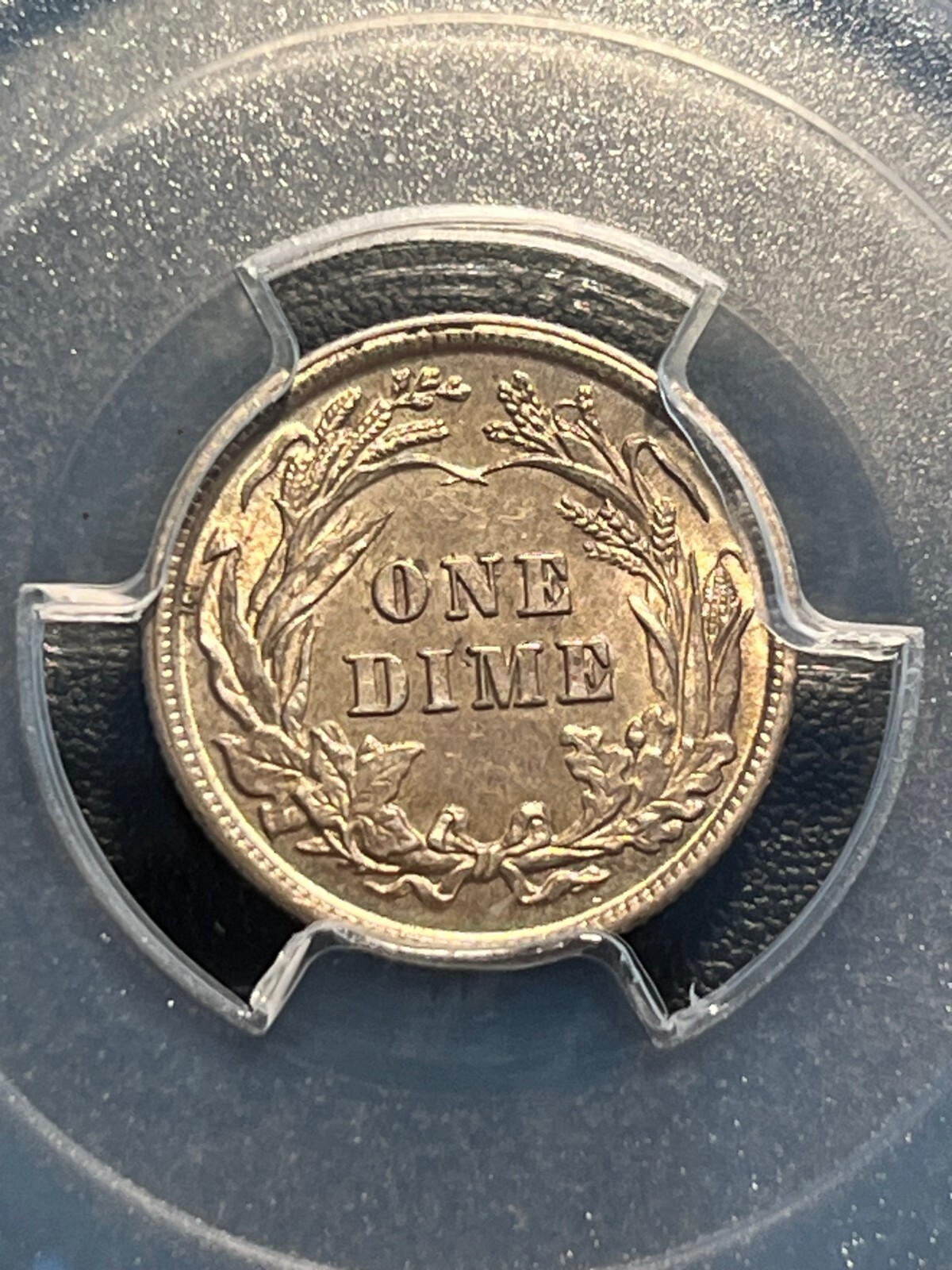 1905 Barber Dime 10c PCGS MS63 Sharp Strike Nice Luster Deep Original Toning