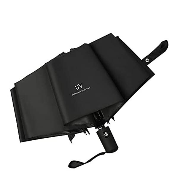 Divine YLL Folding Automatic Open&Close Umbrella Black, Wind & Water & UV Proof