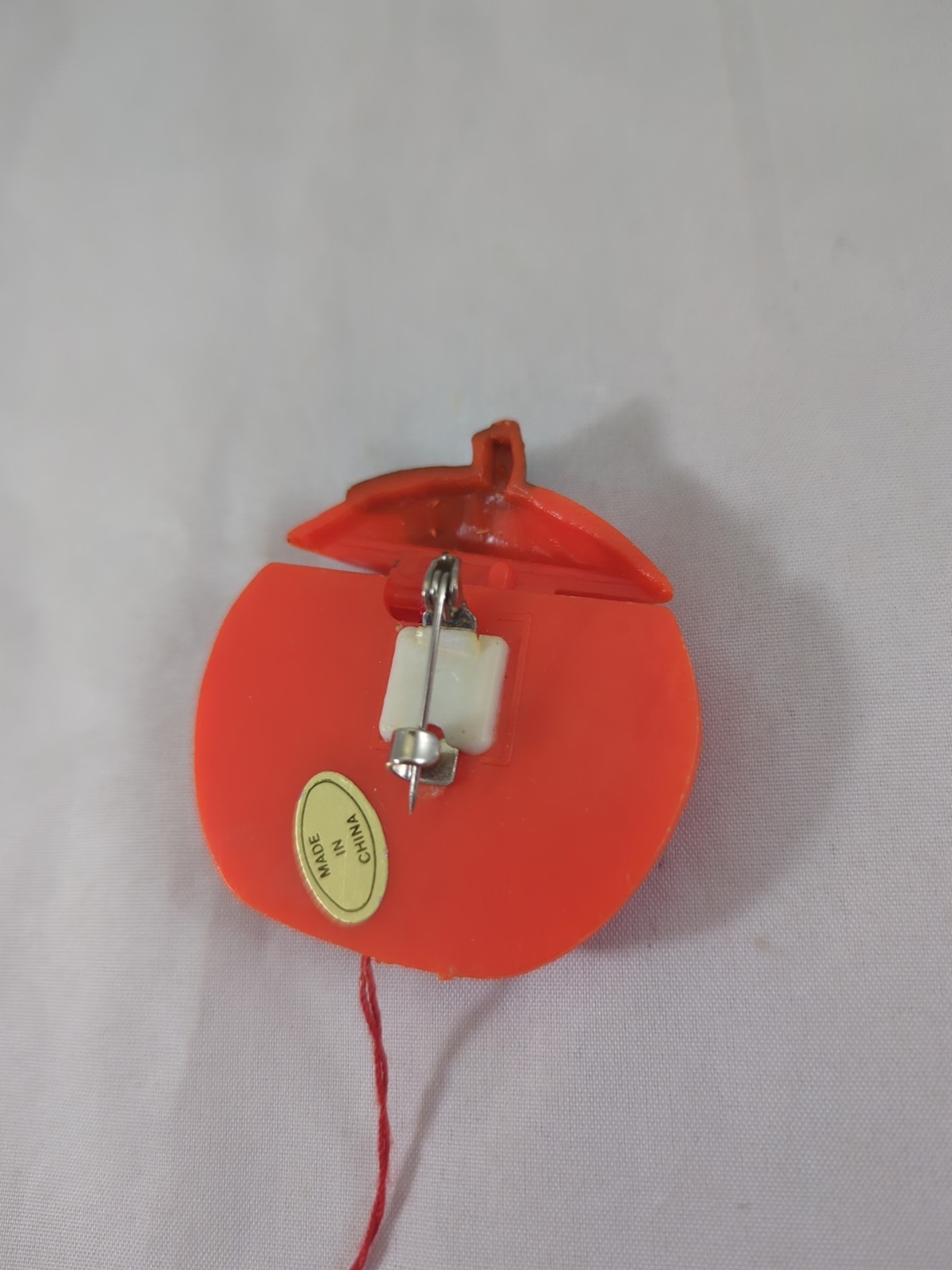 Vintage Halloween Pumpkin Ghost Fun World Pin Pull String Pop Up 1980s Spooky