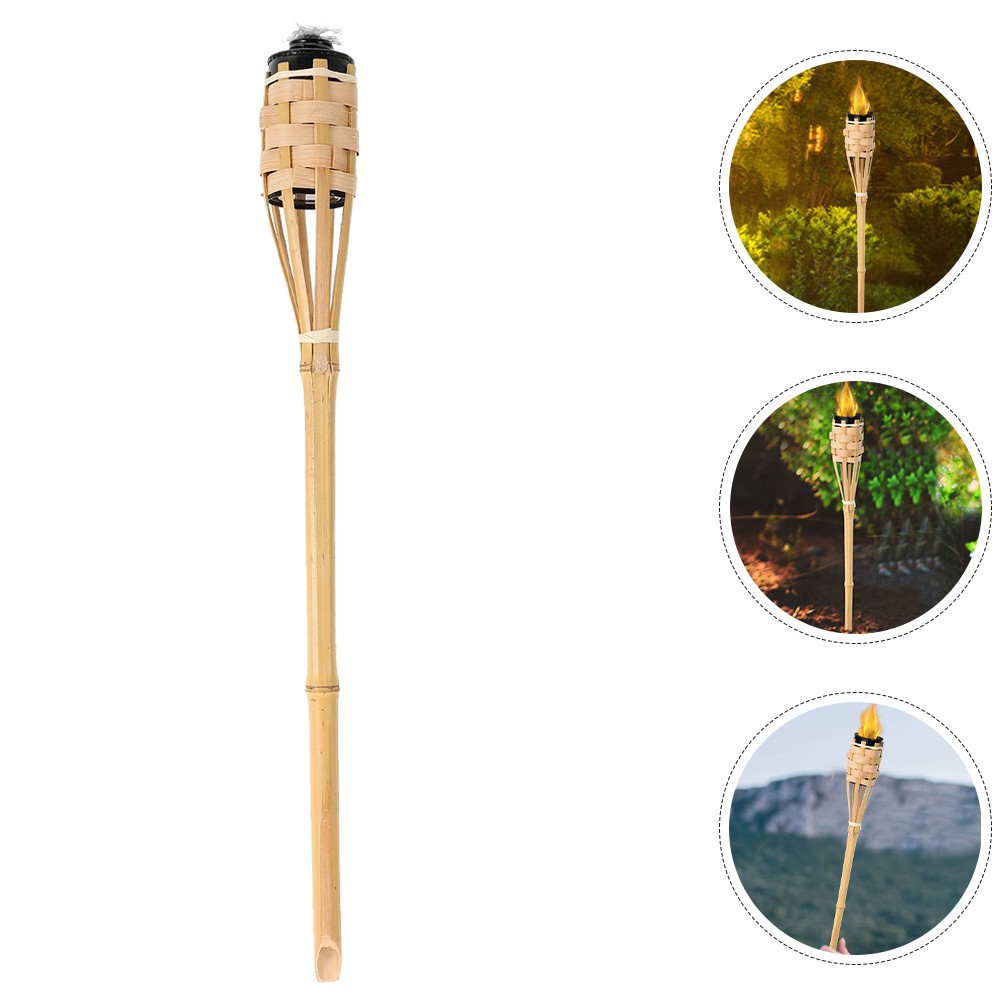 Bamboo Torch Oil Lamp for Outdoor Garden Wedding Festival Party Lighting
