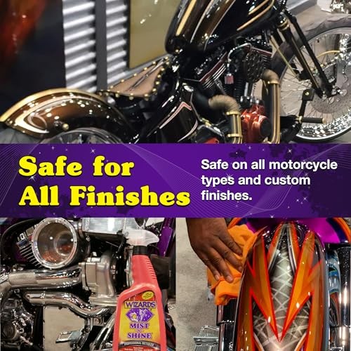 Motorcycle Cool Kit 22700 – Complete 82 oz Detailing Set with Mist-N-Shine,