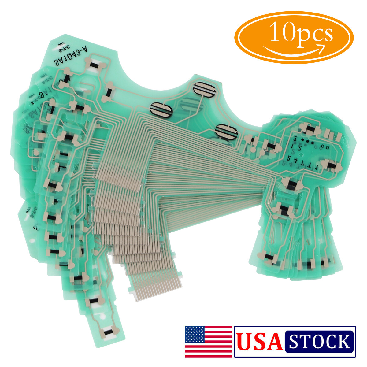 10SET Controller PCB Ribbon Circuit Board SA1Q43A for PS2 Dualshock 18pin Socket