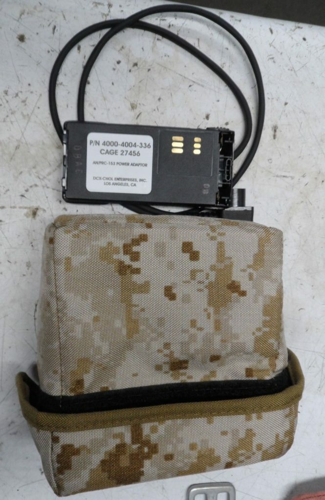 DIGI CAMMO  WITH PRC-153  ADAPTER FOR BB-2590 WITH CABLE AND MATING CONNECTOR