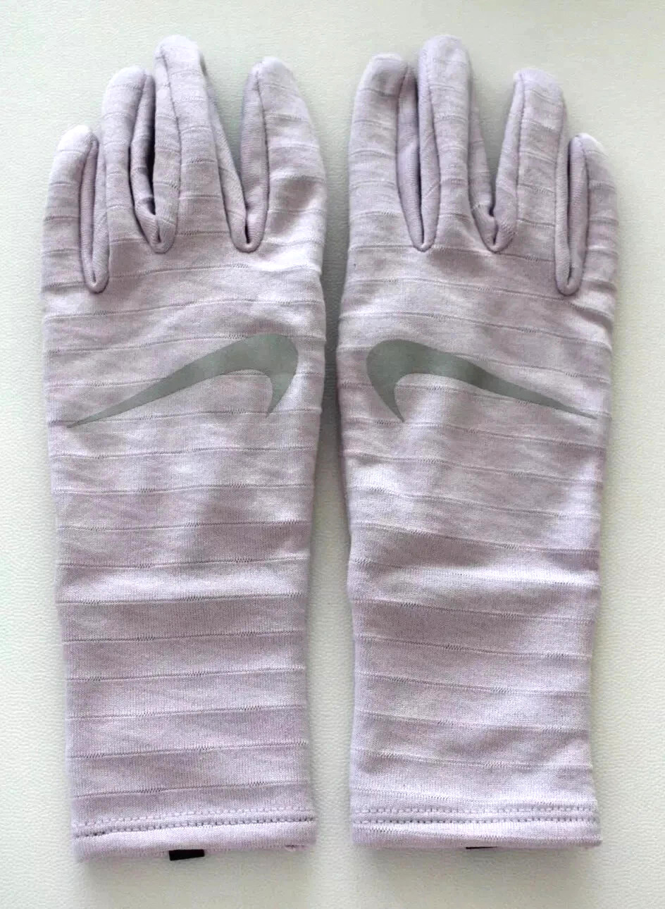 Nike Womens Sphere 4.0 Running Gloves Women's Medium Doll/Silver