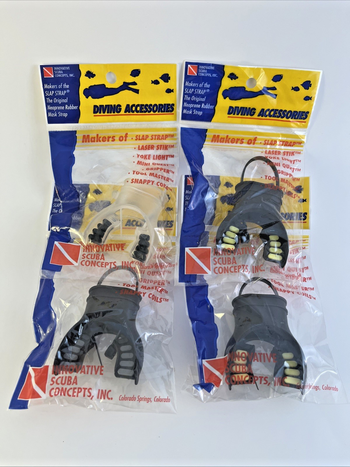 Scuba Diving Snorkeling Regulator BIte Mouthpieces Silicone NEW Lot of 4