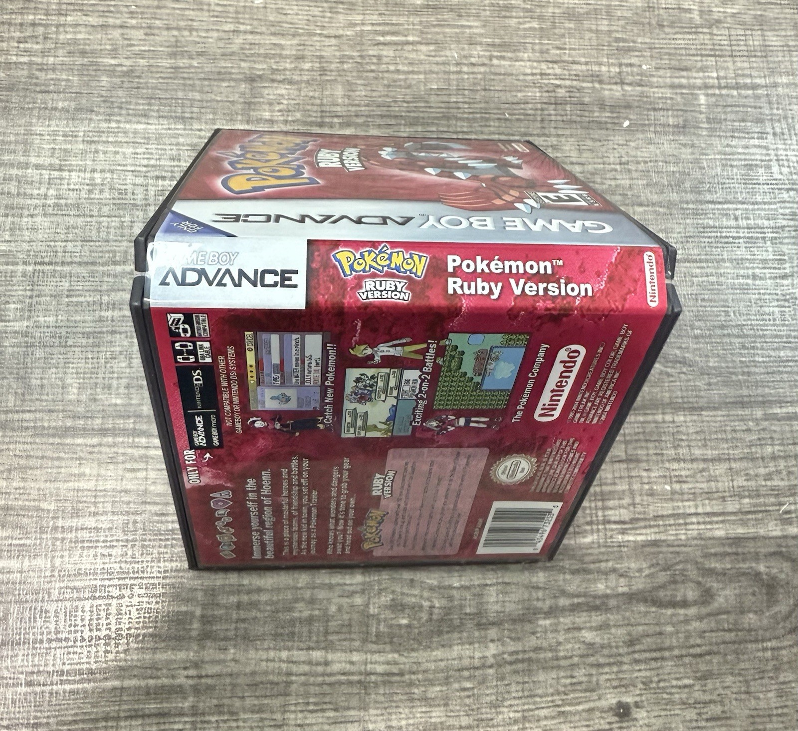 Pokémon Ruby Version Pokemon CASE ONLY Game Boy Advance GBA Box