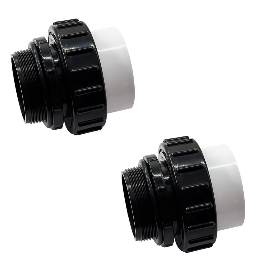 2 Pack 2" MIP x 2" PVC 21063-200-000 Hi-Temp for Pool Pumps 40 Male Adapters