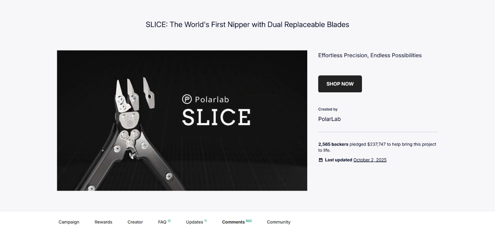 SLICE: The World's First Nipper with Dual Replaceable Blades Fine Detail Cutter