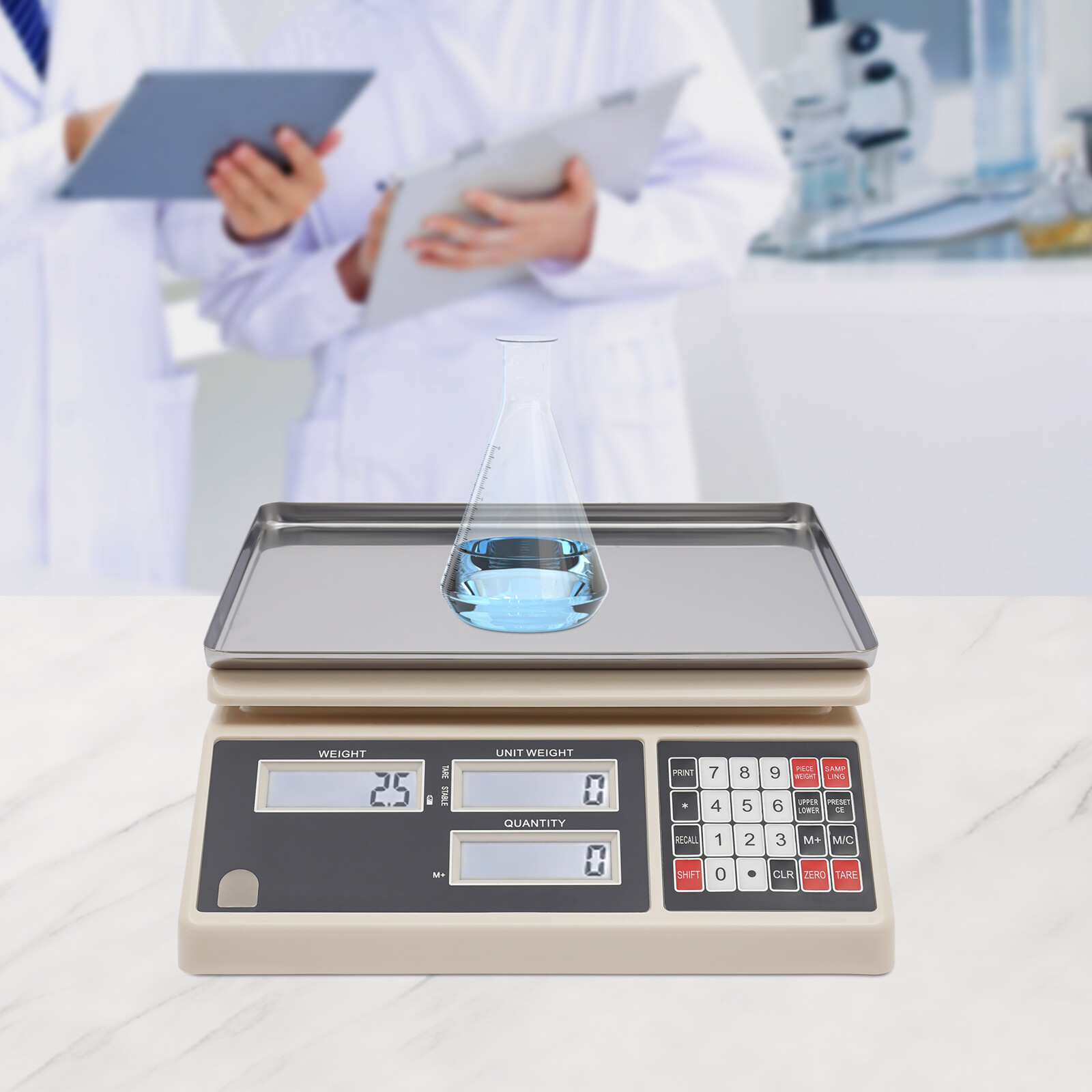 30kg Precision Counting Scale with LED Display and Durable Design