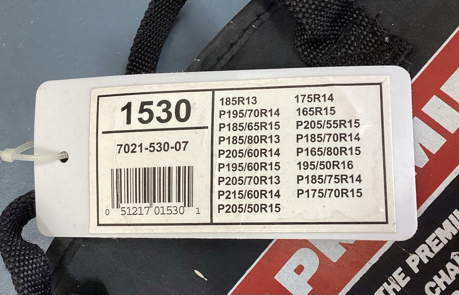 Alpine Premier Diamond Pattern Tire Snow Chains # 1530, 1 Pair Not Used