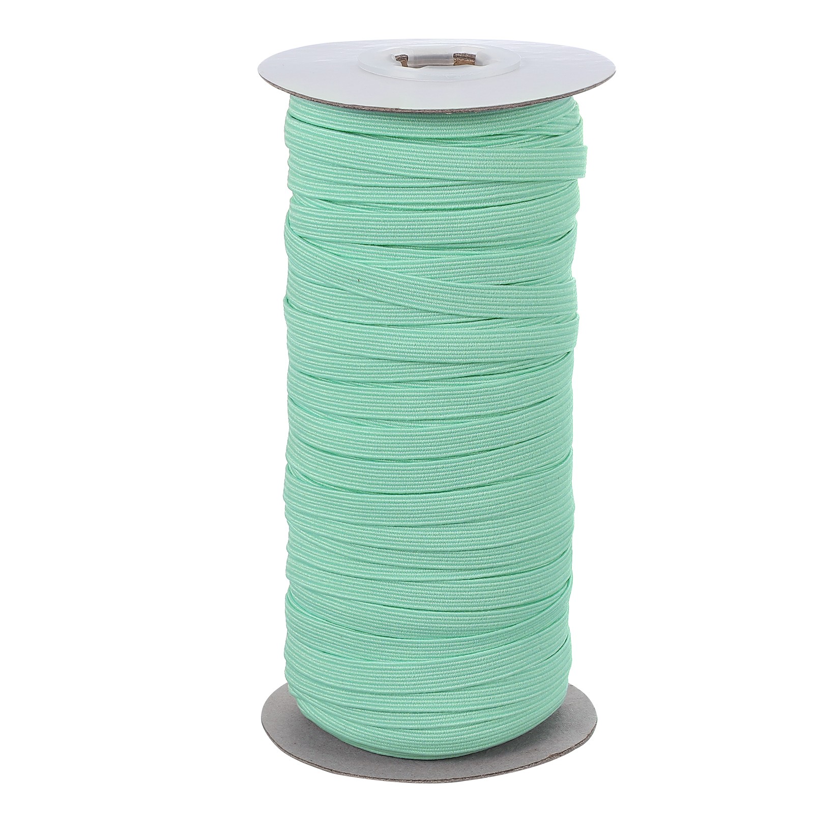 Elastic Bands 1/4 Inch x 50 Yards Stretch Flat Elastic Cord, Turquoise