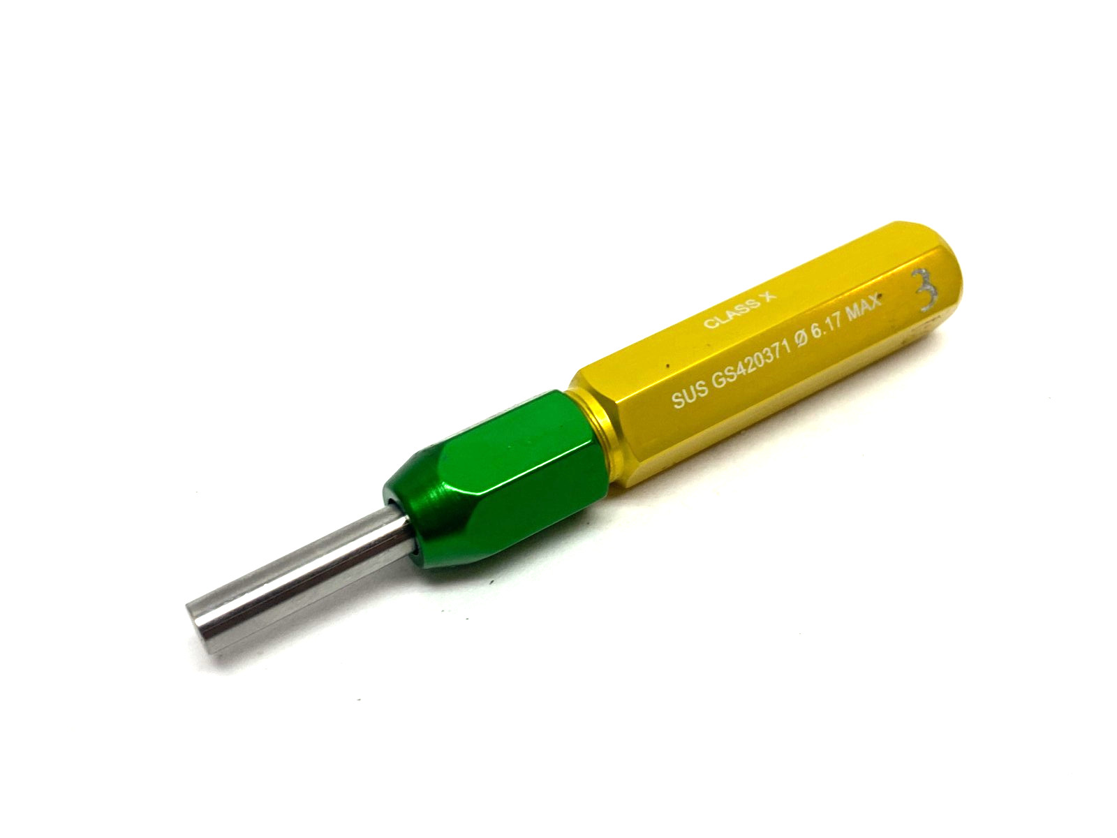 Vermont Gage 161205220 Steel X NOGO Reversible Gage Handle Assembly 6.17mm