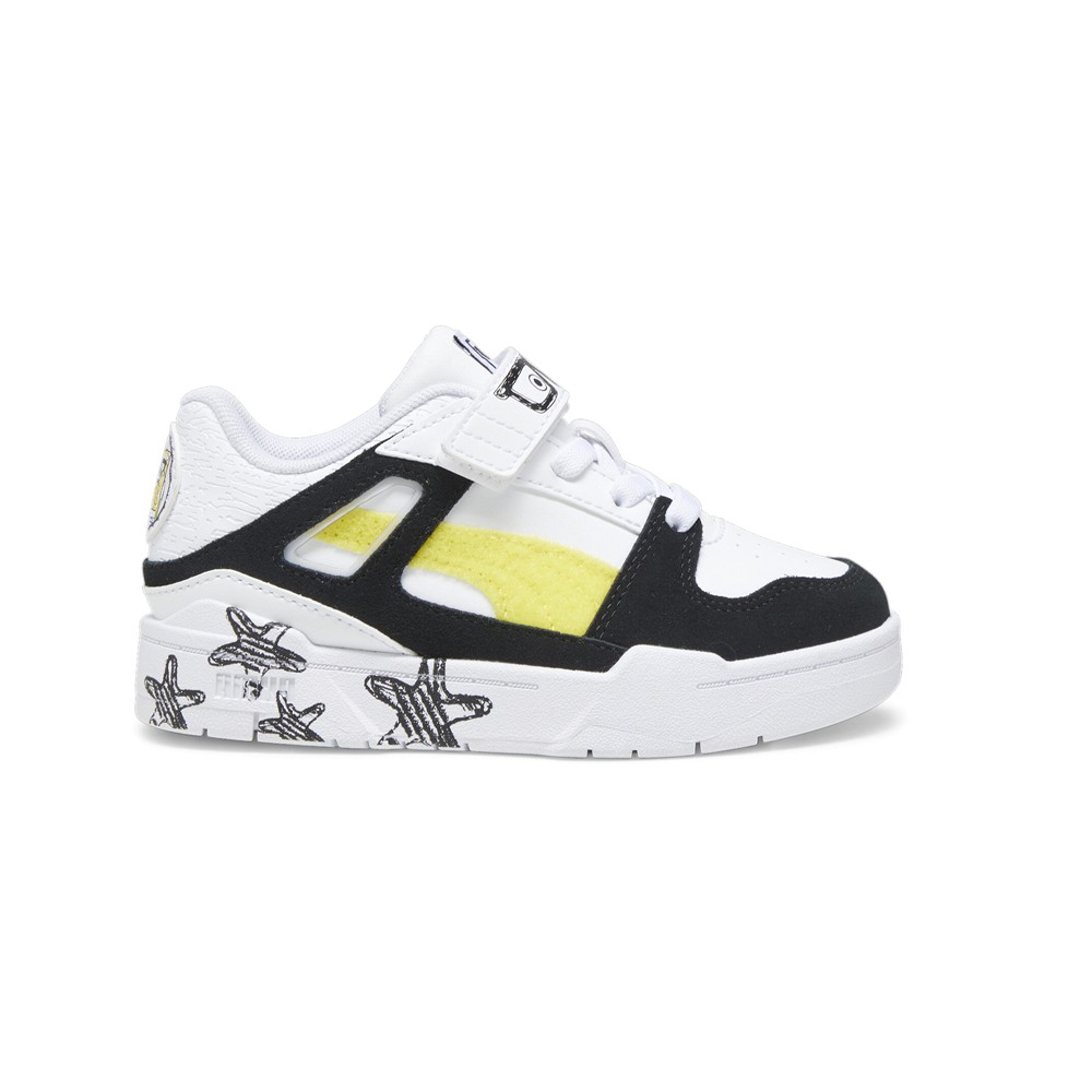 PUMA  X Spongebob Slipstream Slip On  Youth Boys White Sneakers Casual Shoes 393