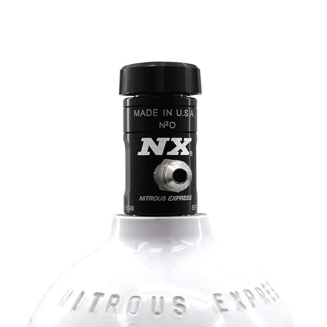 11698 Nitrous Express Motorcycle Bottle Valve Only - 3/4" Thread