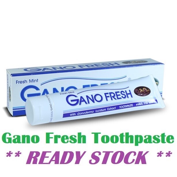 4 Boxes x 150g GANO EXCEL GANO FRESH TOOTHPASTE GANODERMA Free Shipping
