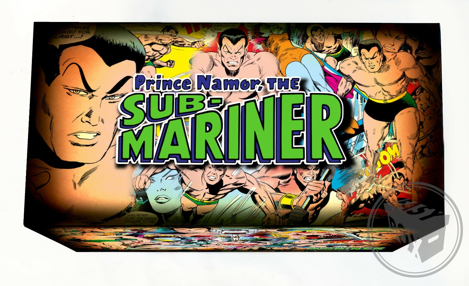 Namor - Large Comic Book Hard Box Chest MDF