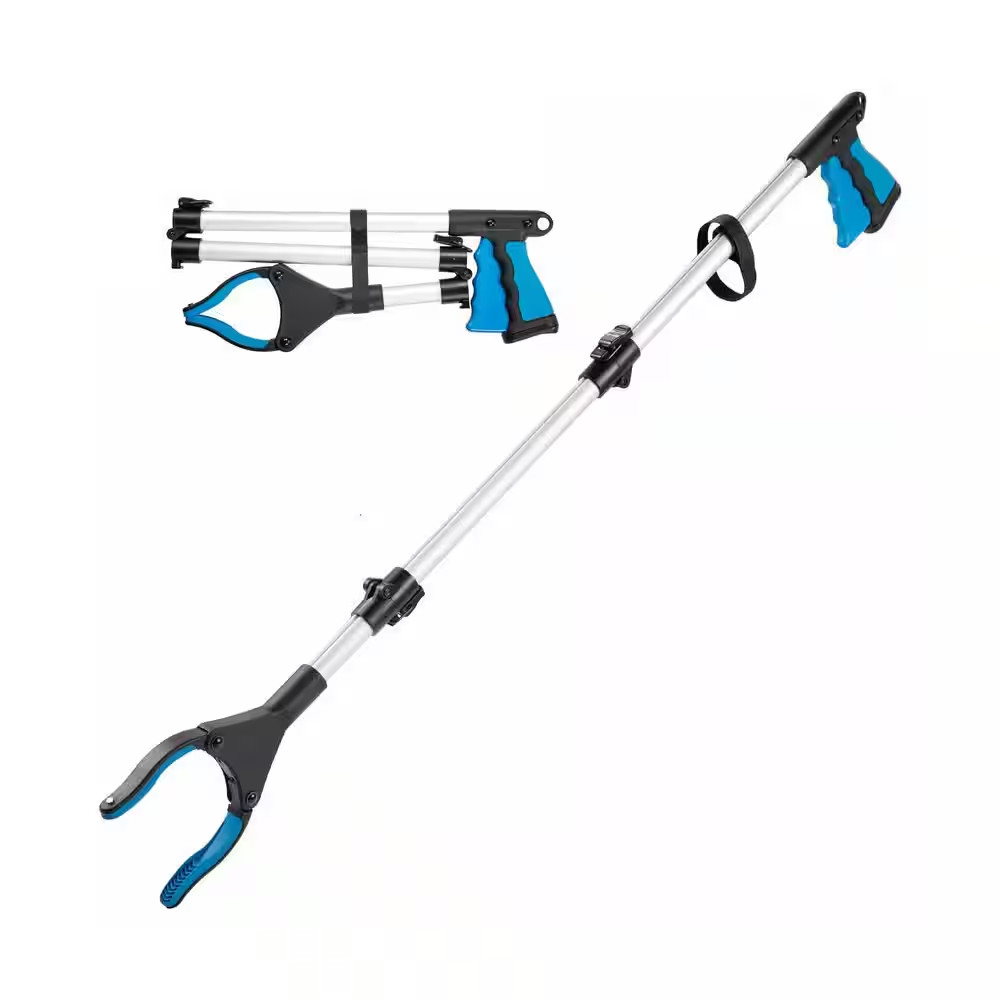 Upgraded 36 In. Grabber Reacher Tool for Seniors Flexible 360° Rotating anti Sli