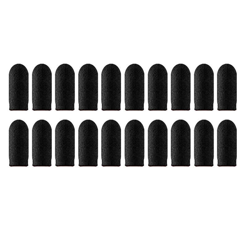 20 Pcs Screen PUBG Gaming Finger Sleeve Game Controller Mobile Sweatproof Gloves