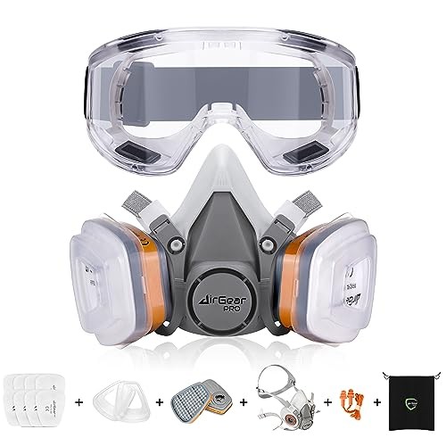 G-500 Reusable Respirator Mask with A1P2 Filters | Anti-Dust Mask Ideal for