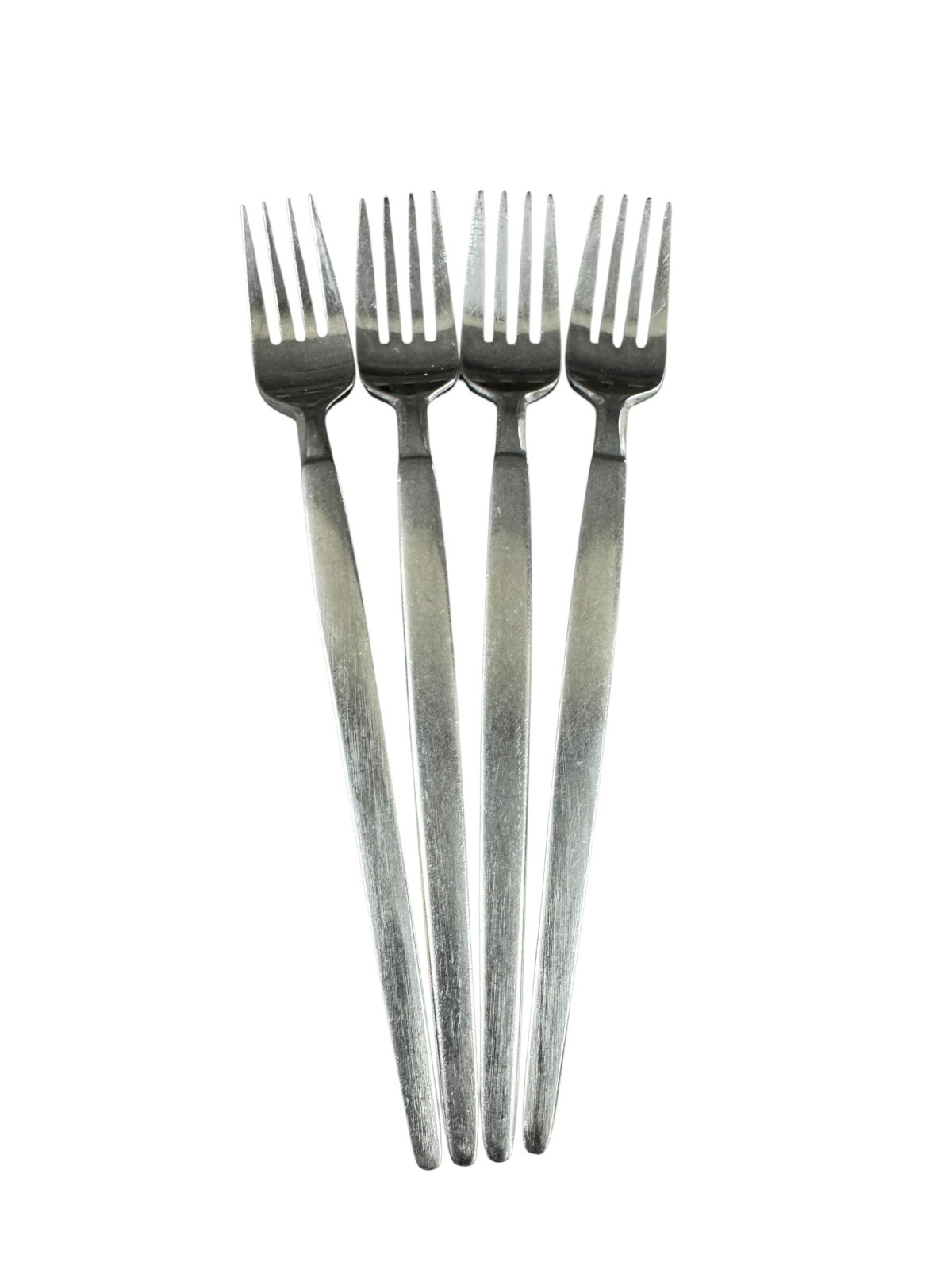 Vintage MCM SRI Stanley Roberts Astro Flatware Japan - 4 Dinner Forks 7.5"