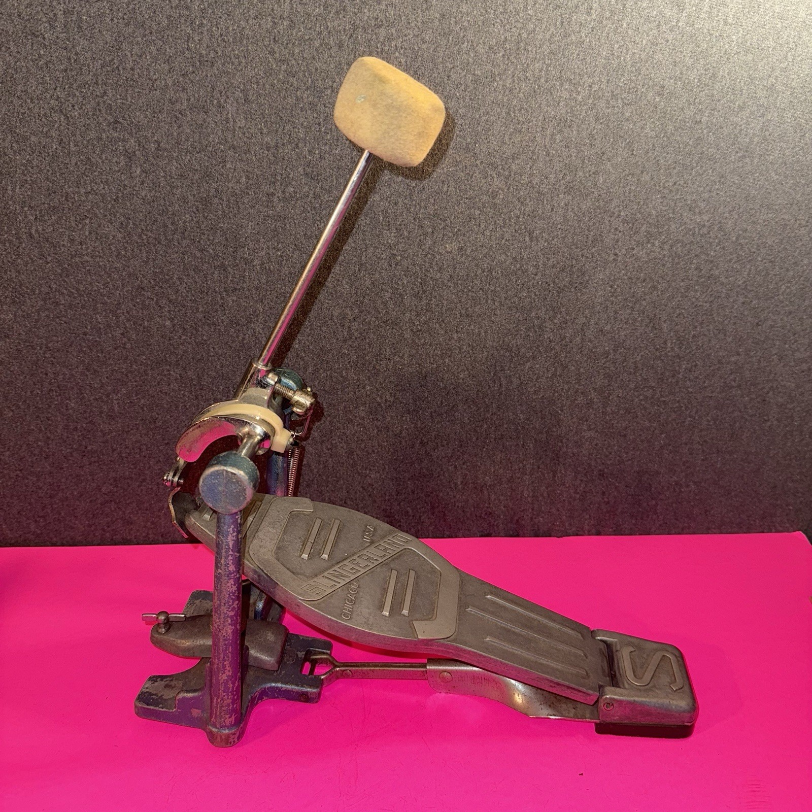 Slingerland 938  Tempo Bass Drum Pedal Vintage 1970's Rock and Roll Music Video