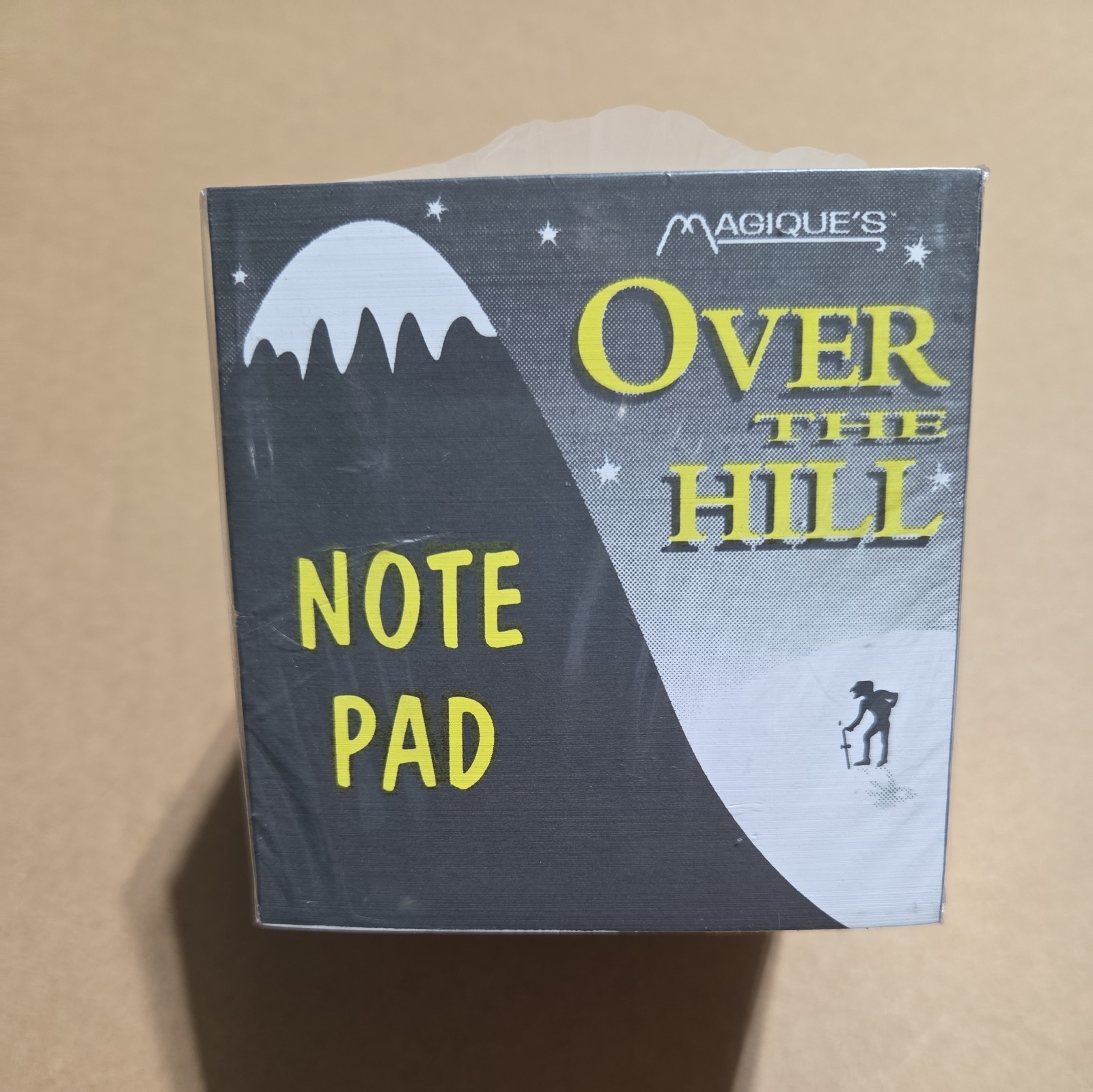 Magique s Over the Hill Note Pad Cube Memory Minder for mature minds