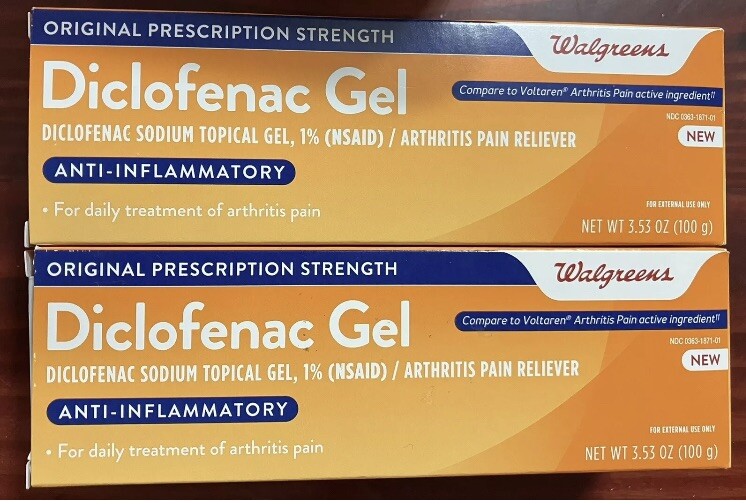 Arthritis Pain Relief Gel 3.53oz Exp:04/2027 Count Of 2