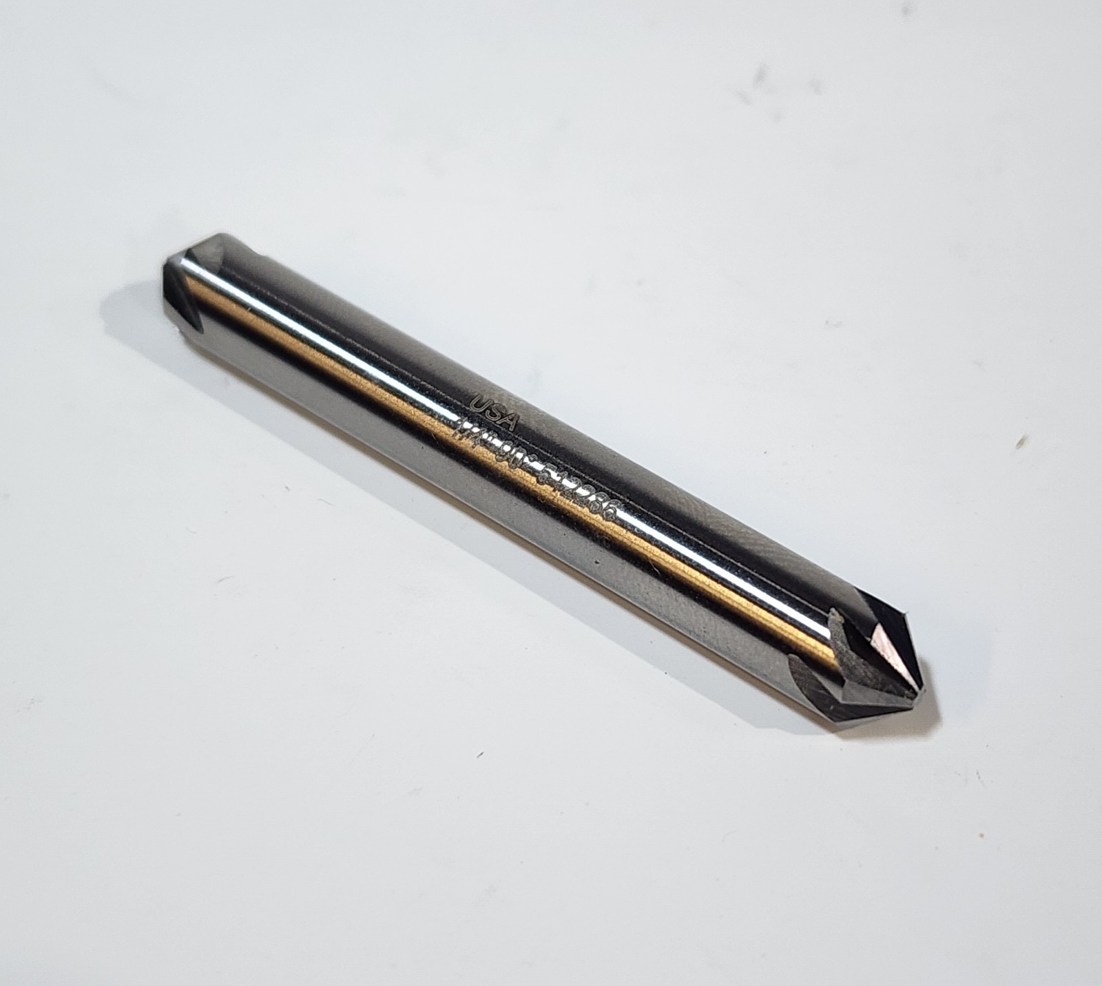 1/4" Dia. 6 Flute 90° DE HSS Countersink New Hertel USA 89330369