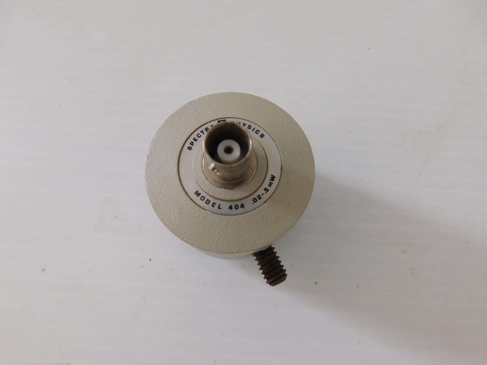 SPECTRA PHYSICS MODEL 404 .02-5 MW DETECTOR (MPT127)