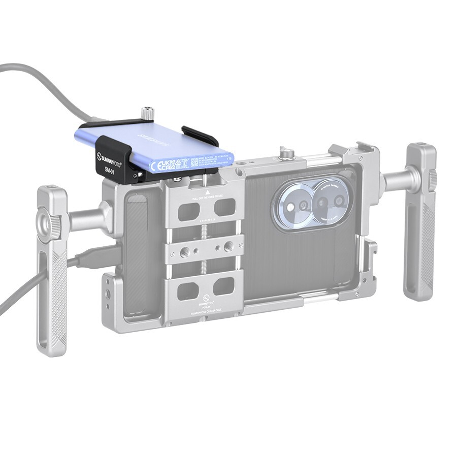 SUNWAYFOTO Mount Bracket Holder for Samsung T5 SSD,Compatible with Camera Cage