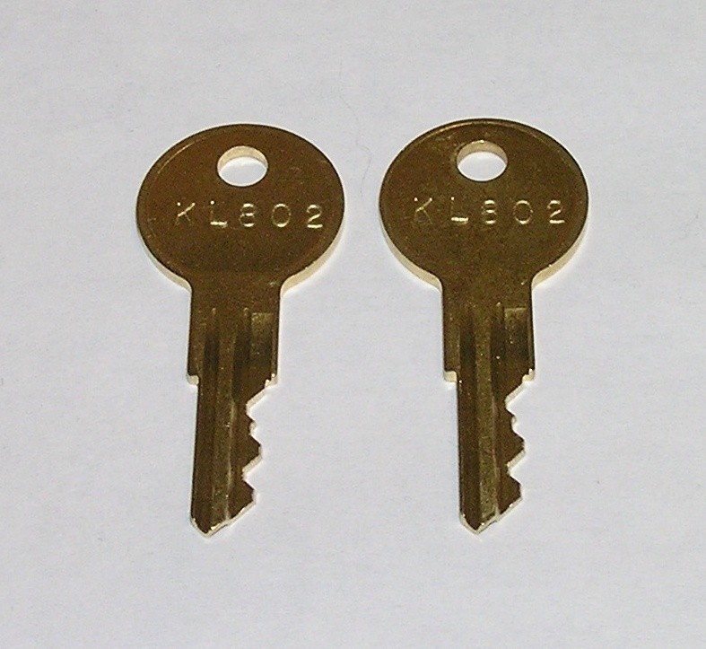 2 - KL802 Replacement Keys fit Delfield & Ojeda Refrigeration Equipment