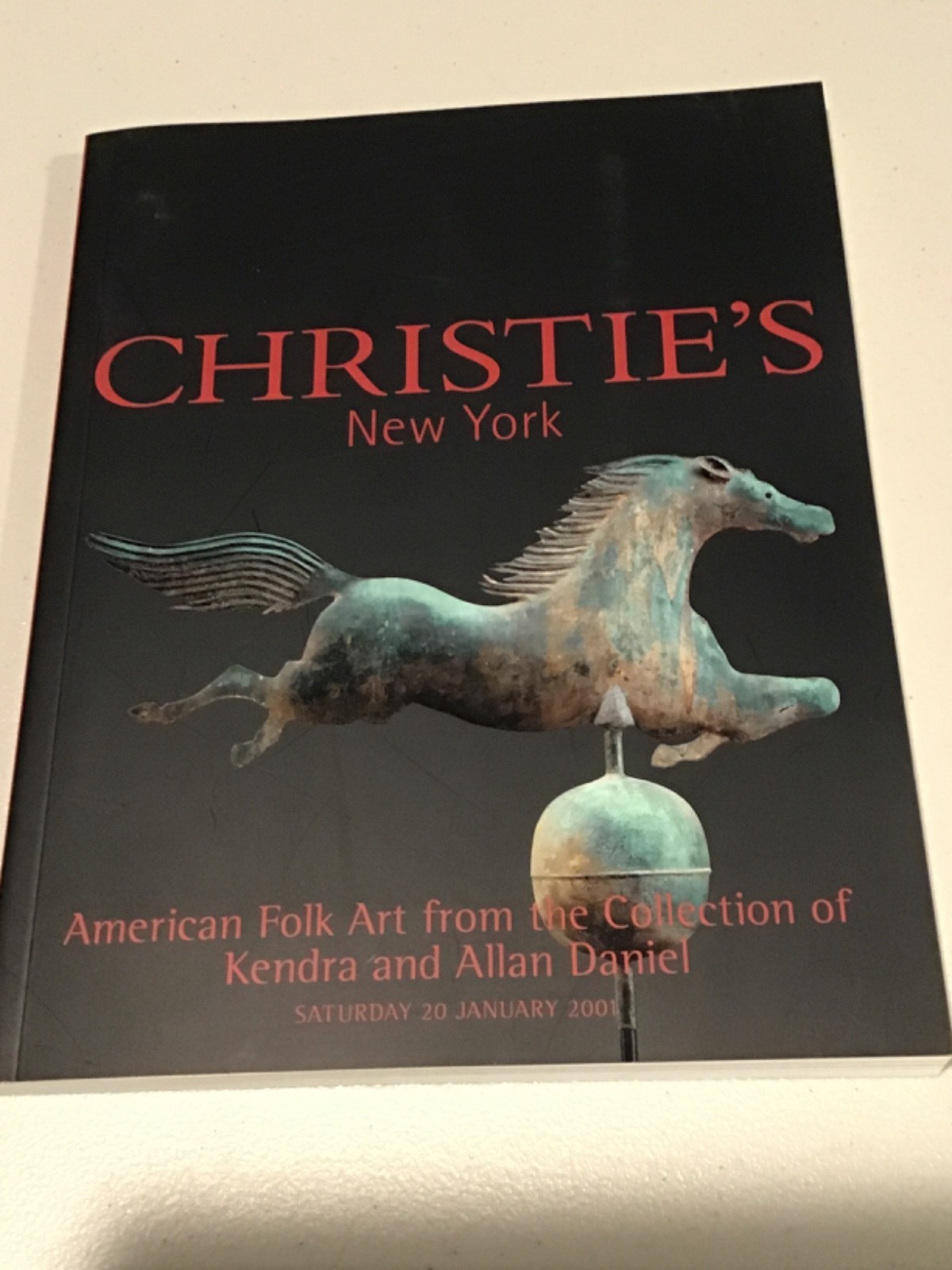 Christie's NY Auction Catalog American Folk Art Kendra & Allan Daniel Collection